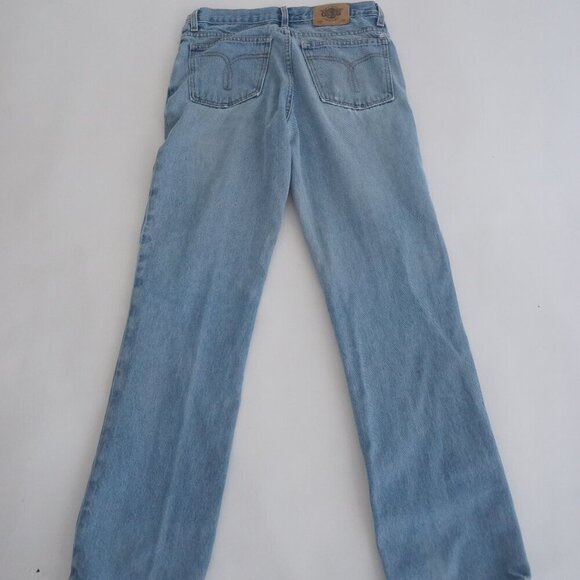 Vintage '90S Great Western Garment Light Wash Relaxed Western Denim Jeans 32X32 - Picture 1 of 16